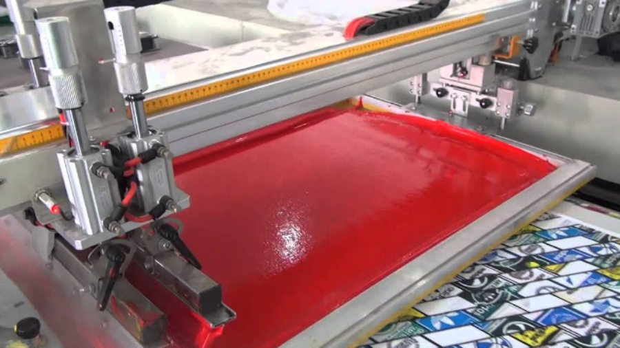 mesin sablon semi otomatis