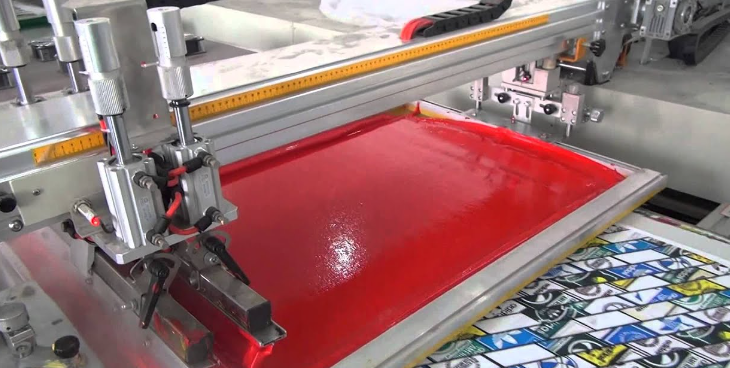 mesin sablon semi otomatis